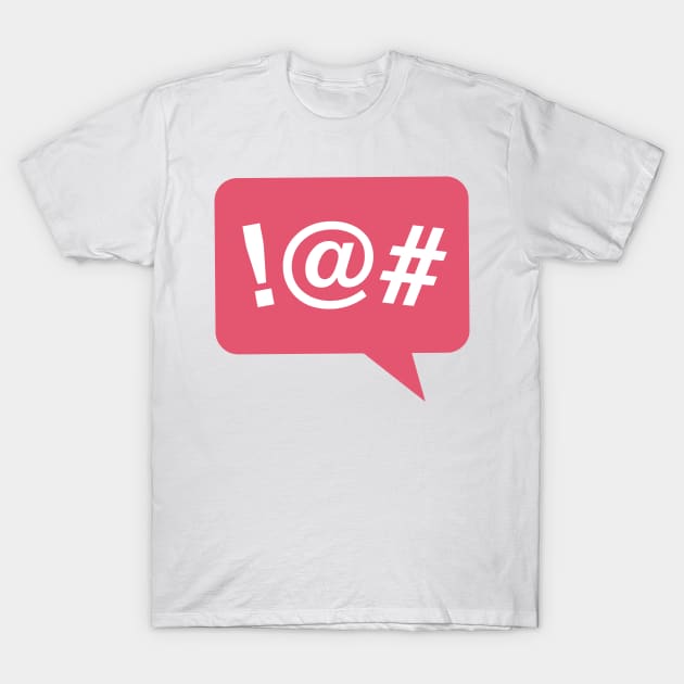 !@# Text Box T-Shirt by LeCouleur